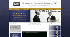 Desktop Screenshot of gundersondenton.com