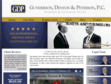 Tablet Screenshot of gundersondenton.com